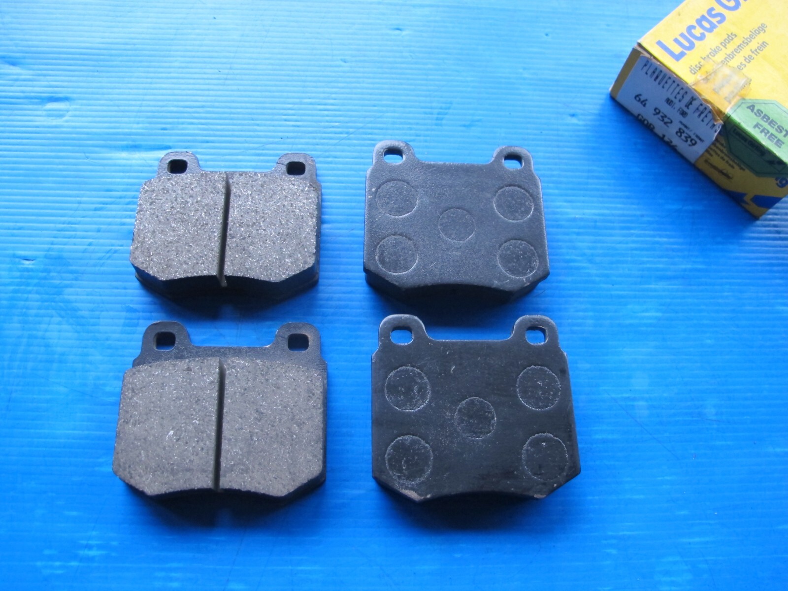 Plaquettes de freins avant Lucas Girling en fonte de friction pour Audi 100