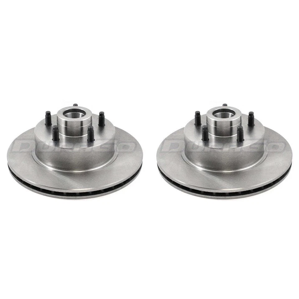 Front Disc Brake Rotors And Hub Assembly 2PCS For Ford Maverick 1975 - Image 3 of 4