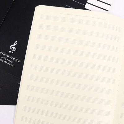 Sheets Blank Music Manuscript Writing Paper Book Staff Hot NEW Notebook W2A1