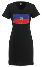 Haiti Flag - Haitian Heritage Proud Pride Caribbean Women's Dress