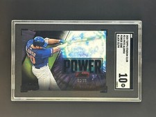 2020 Topps Stadium Club Power Zone Black /99 Pete Alonso #PZ-2 SGC 10
