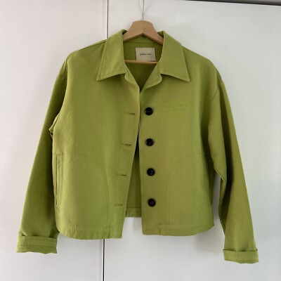PALOMA GIACCA LANA UTILITY COTONE VERDE TAGLIA S
