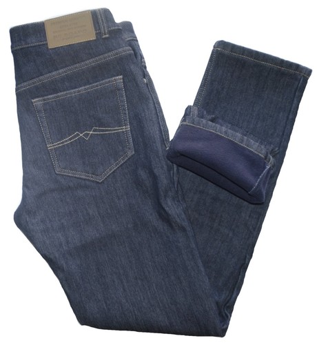 Jeans uomo termico dal 46 al 60 foderato in pile caldo strech blu BE BOARD  | eBay