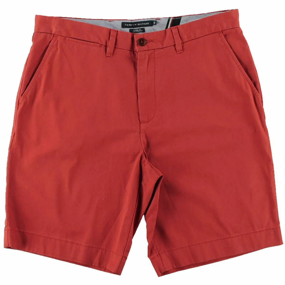 Tommy Hilfiger Chino Twill Classic Fit Molten Lava Shorts Size W35