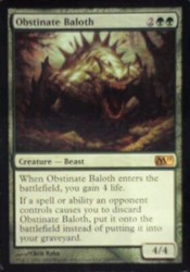 Obstinate Baloth #188 Magic 2011 (M11)
