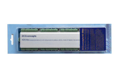 DCC Concepts ~ Cobalt Accessory Decoder CDU Solenoid Drive SX 8-Way ~DCD-ADS-8sx