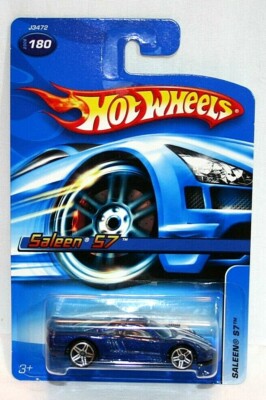 2006 Hot Wheels Saleen S7 Blue 1/64 Collector #180 | eBay