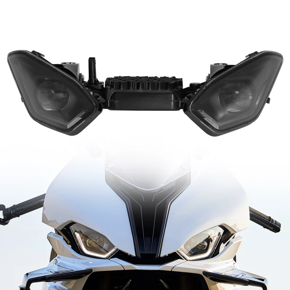 LED Headlight HeadLamp Fairing Stay Bracket Trim Panel Fit For BMW S1000RR 19-25 - Image 2 of 4