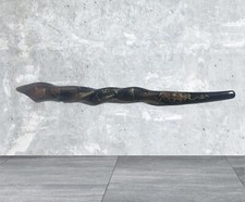 Shofar Eland Female 21" Tip to tip polished painted paint flowers horn
