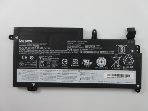 BATERÍA LENOVO THINKPAD 13 GEN 2 SB10K97593 42Wh 11.25V ORIGINAL