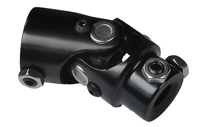 1'' DD x 9/16'' 26 Spline Steel Steering Shaft U Joint Black Steel Universal GM
