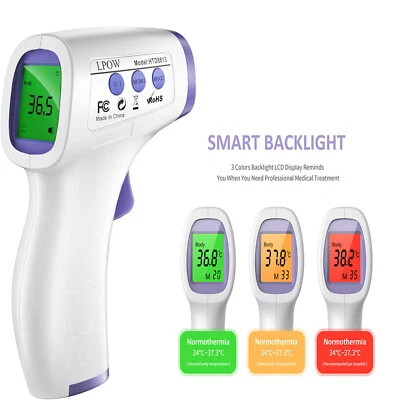 TPZ ℃ Digital Infrared Non-Contact Forehead Thermometer Medical Fever Baby Adult