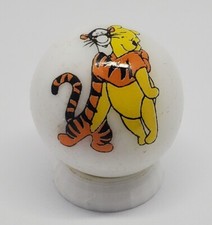 A Nice Pooh Tigger1" Glass Logo Marble w/ Stand