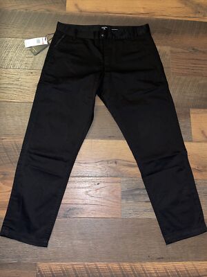 Quiksilver disarray pant, Black, size 33 Highwater fit mens