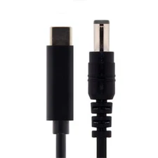 C USB-C Input to 20V DC 5.5 2.1mm Power PD Charge Cable for Laptop Notebook