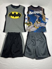 NWT Lot of 2 Boy's Kid's Toddler Batman 2 Piece Tank Short Sets Size 2T