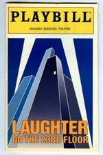 Rare 1993 NATHAN LANE Laughter on the 23rd Floor OPENING NIGHT Playbill & Ticket