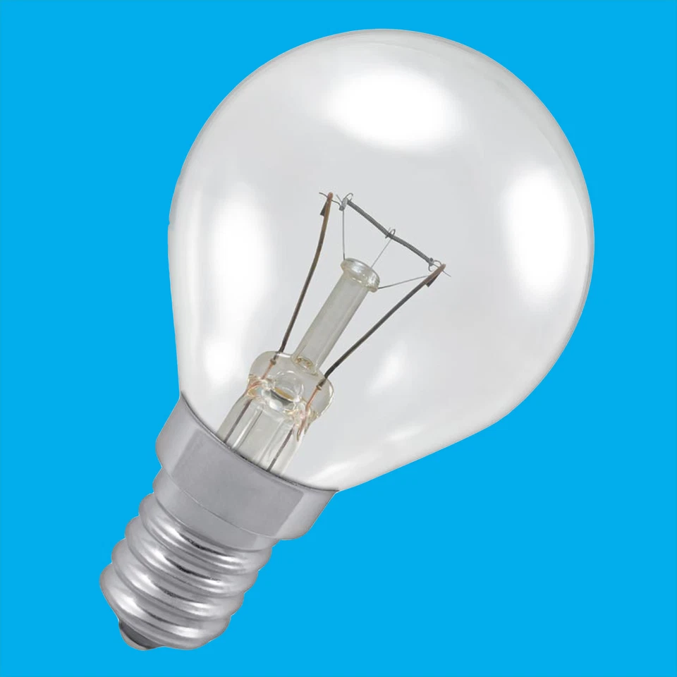 10x 60w Golfball Incandescent Dimmable Standard Clear SES E14 Light Bulb Lamp