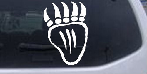 Calcomanía tribal con garra de oso indio para automóvil o camión ventana portátil - Imagen 2 de 32