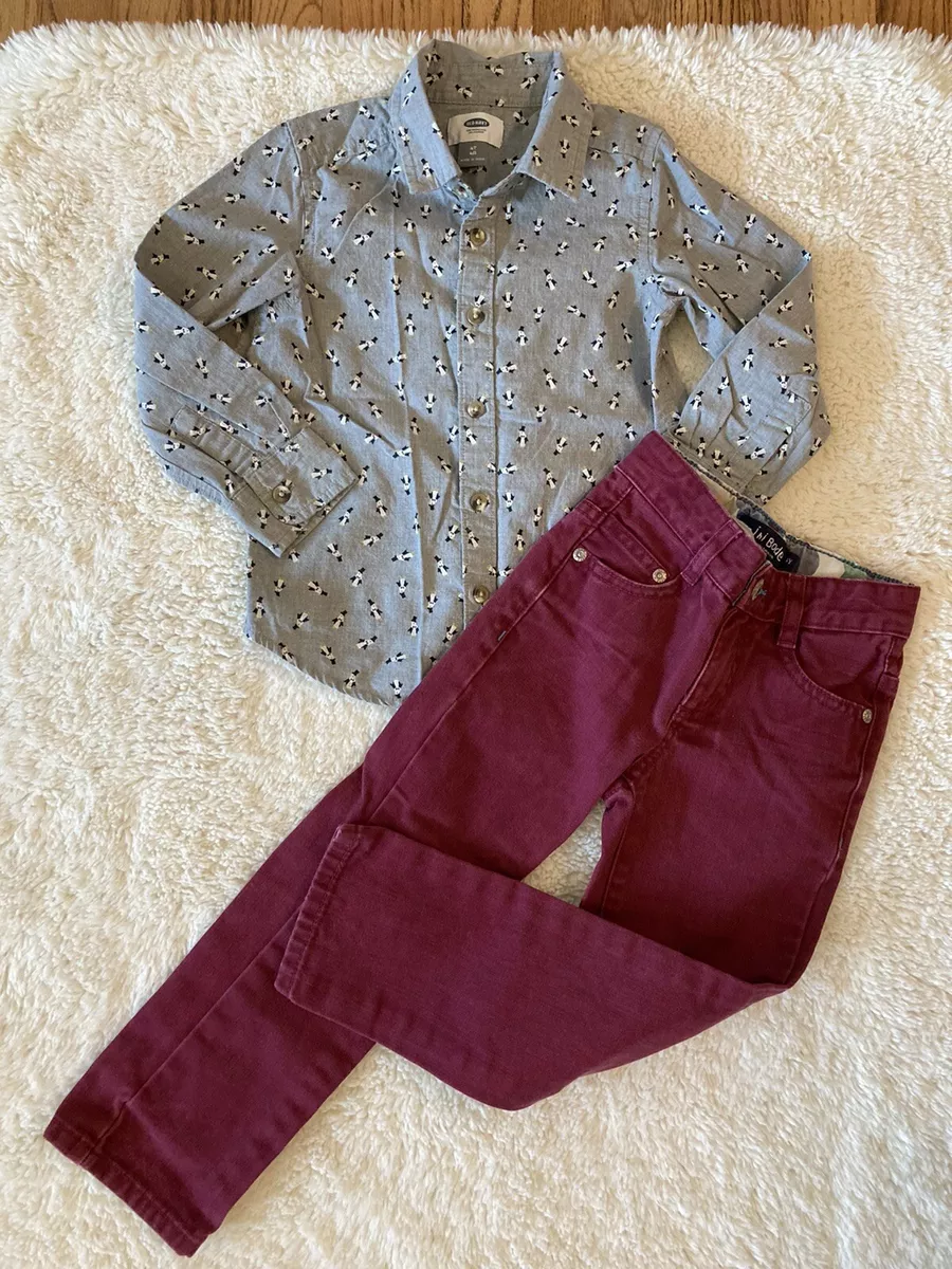 Maroon Cargo Pants