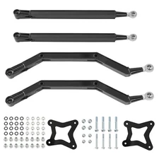 For Polaris RZR XP 1000 XP 4 1000 2014+ Black Steel Rear Radius Arms Set
