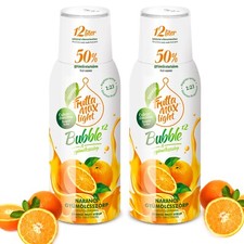 Light Getränkesirup Orange Geschmack Zuckerfrei 50% Fruchtgehalt 2x500ml