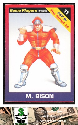 1994 Game Players Magazine Super Street Fighter II: The Street 16 #11 M. Bison -