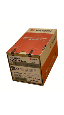 Würth Spanplattenschraube 6 x100 mm  RW- Antrieb ASSY  4 CSMP Stahl verzinkt