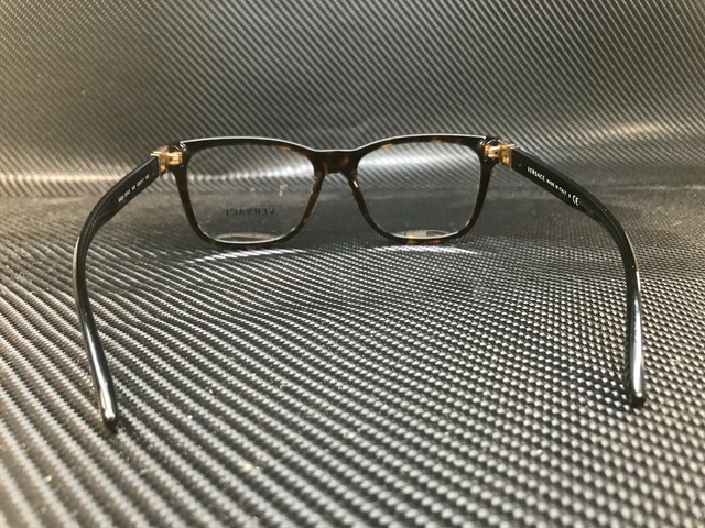 Versace Ve3243 108 Havana Demo Lens Men's Eyeglasses 53mm for sale 