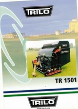 Trilo TR 1501 Scarifier / Flail Collector + Price List Leaflet / Brochure 3723F