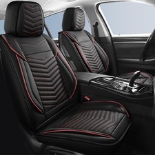 Car Seat Covers,Breathable and Waterproof Leather Seat Covers for Cars,Univer...