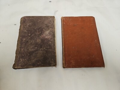 2 VTG Die Ultvater Dr. Chr.  Barth 1870s German HC Books American Tract Society