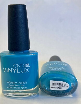 CND VINYLUX Weekly Polish ~Cerulean Sea #171~ .5 Oz. NEW! FREE SHIPPING