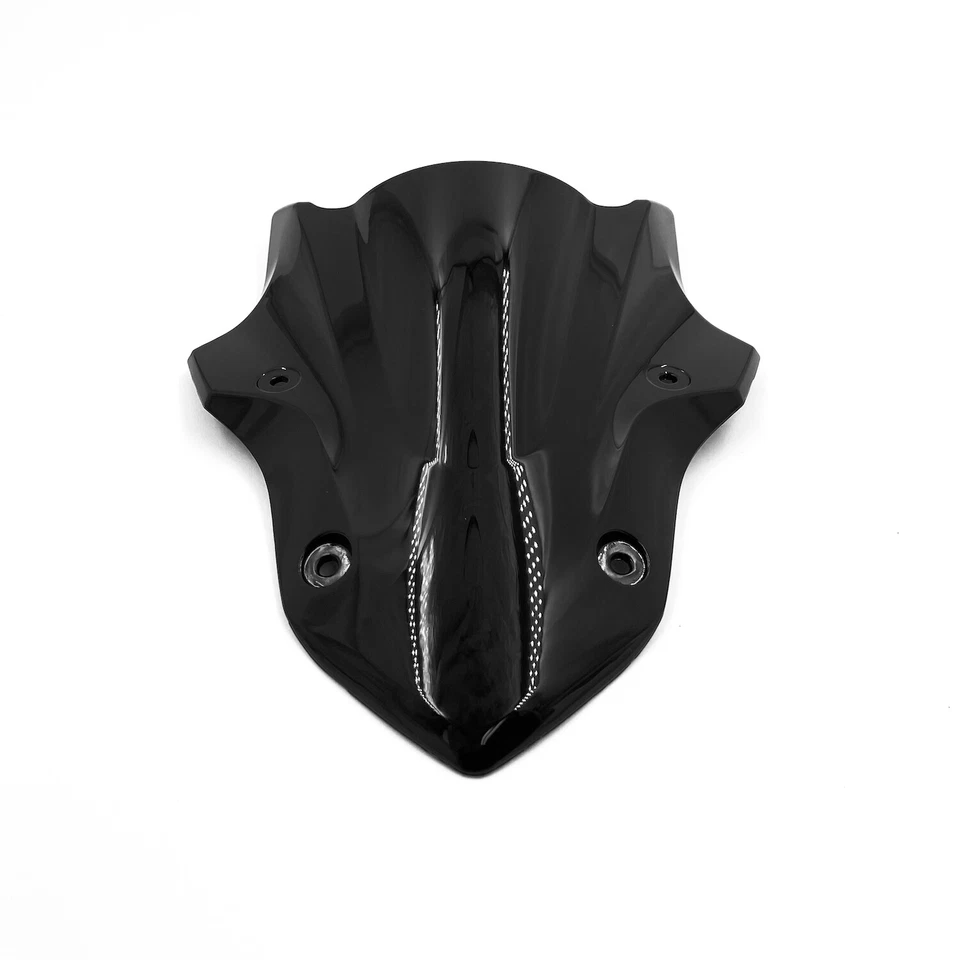 Parabrisas negro doble burbuja para Kawasaki Z900 2017 2018 2019 Foto 2 de 3