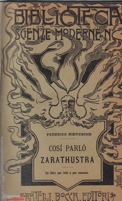 Nietzsche, Frie..SO SPRECHE ICH ZARATHUSTRA: EIN BUCH FÜR ALLE UND NIEMANDEN