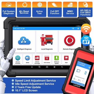 Heavy Duty Trucks OBD2 Diagnostic Scanner Bidirectional Full Systems Scan Tool