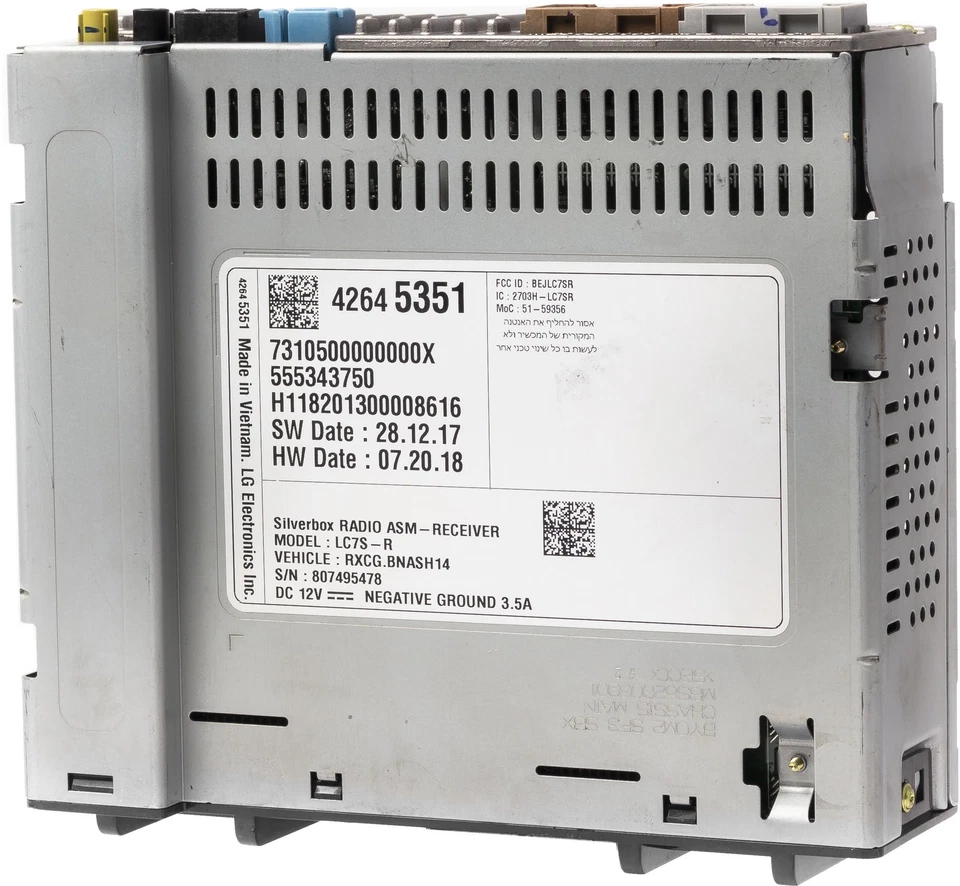 GMC Acadia 2019-20 2019 Chevrolet Tahoe AM FM radio receptor de audio 42645351 Foto 2 de 4