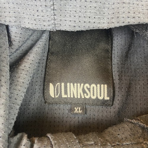 Linksoul Jacket Mens XL Navy Blue Boardwalker AC Hooded 1/4 Zip Golf Pullover - Picture 8 of 11