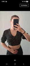 24 colours Damen Bluse S bauchfrei gepunktet ...