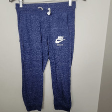 Nike Gym Vintage Capris Heather Blue XS