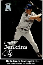 1999 SkyBox Molten Metal #28 Geoff Jenkins Milwaukee Brewers MLB Baseball
