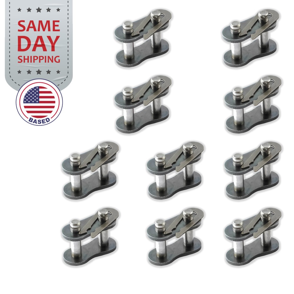 (10) #60H Heavy Duty Roller Chain Connecting Links