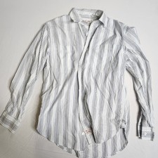 Vtg Levi Strauss  Co Sz S Long Sleeve Shirt 90s Missing A Few Buttons