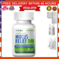 Mucus Relief DM Cough Relief Tablets - 20mg Dextromethorphan  400mg Guaifenesin