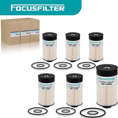 6× FOCUSFILTER FS20081 Premium Fuel Filter Water Separator Fits for A0000904851