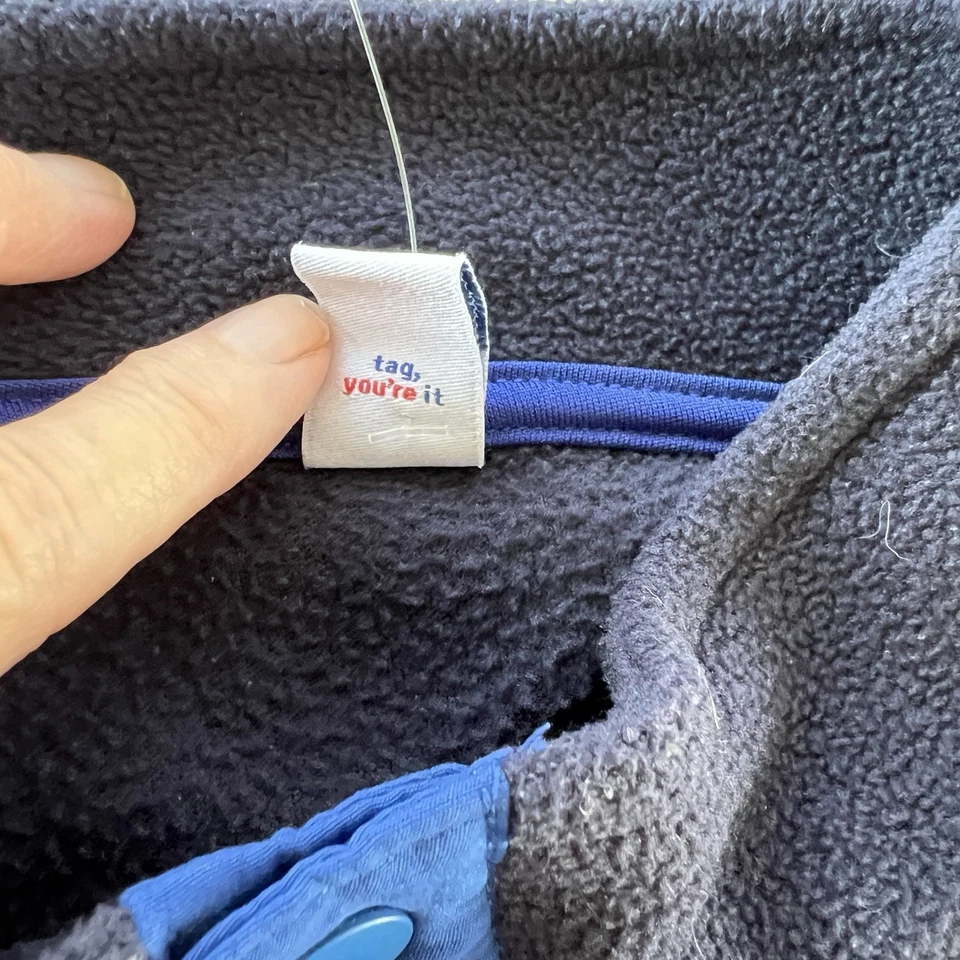 Suéter Pullover Old Navy Niños Jóvenes Talla Grande 14-16 Azul Manga Larga Broches a Presión Foto 3 de 4