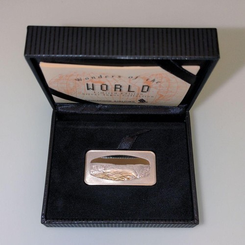 Singapore Airlines - Seven Wonders of the World Silver Ingot Collection - Niagar