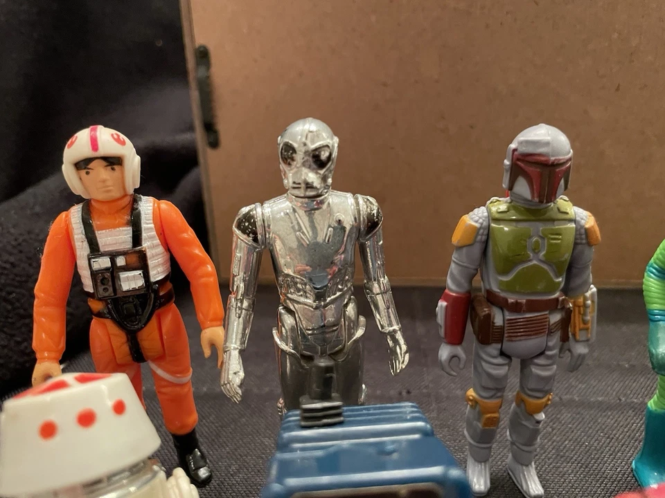 Star Wars Vintage 1978 Original Kenner Action Figure Lot Boba Fett R5-D4 & More - Image 3 of 4