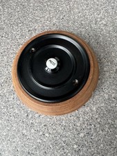 Black Classical Round Push Door Bell - 100mm