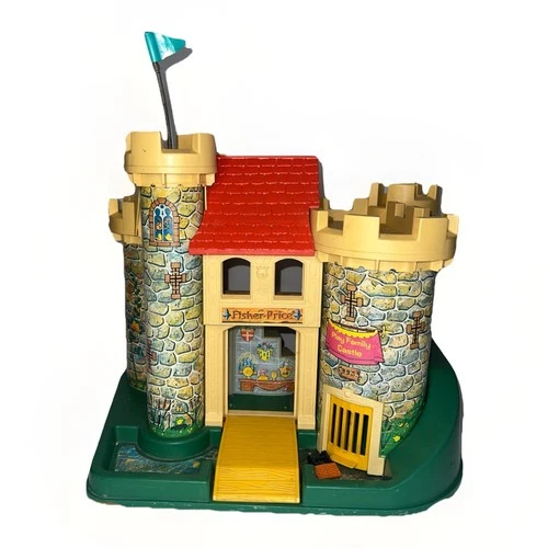 Vintage Rare 1974 Play Family Castle #993 Fisher Price Little People Castle Only